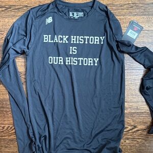 New Balance black Long Sleeve Tee